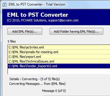 Import Windows Live Mail to PST Screenshot 1