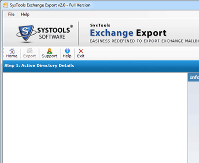Export Exchange Mailbox Screenshot 1
