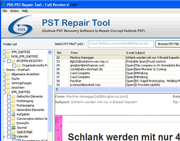 Quick PST Recovery Screenshot 1