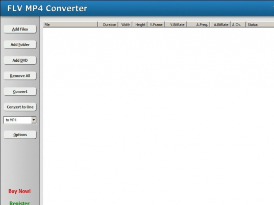 Flv Mp4 Converter Screenshot 1