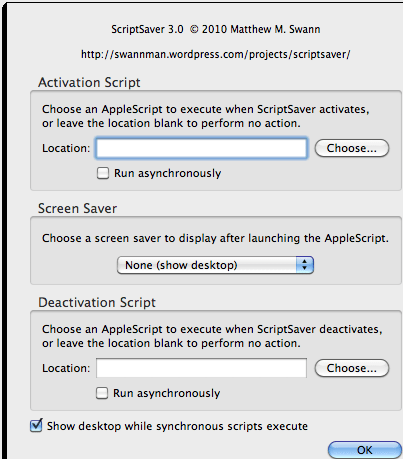 ScriptSaver Screenshot 1