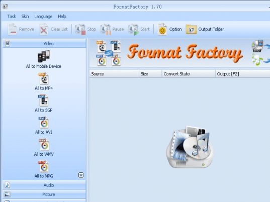 FormatFactory Screenshot 1