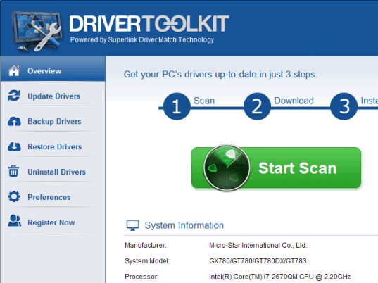 DriverToolkit Screenshot 1