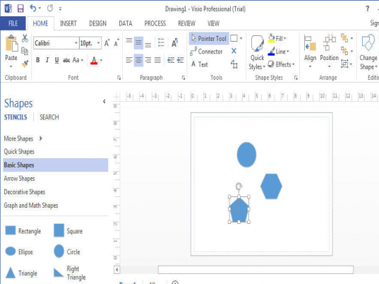 Microsoft Office Visio Screenshot 1