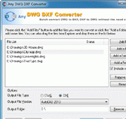 DWG Converter 2009.3 Screenshot 1