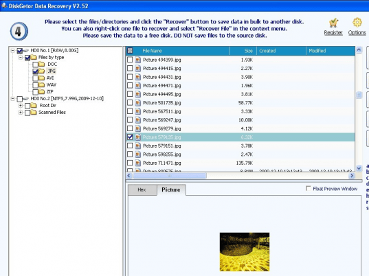 DiskGetor Data Recovery Screenshot 1