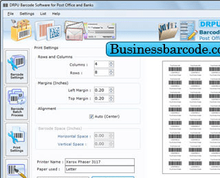 Business Barcode Software Screenshot 1