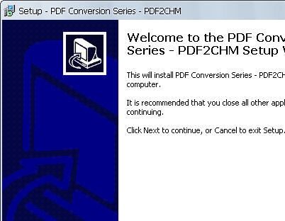PDF Conversion Series - PDF2CHM Screenshot 1