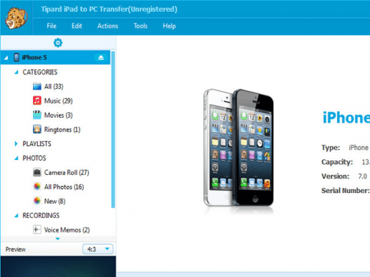 Tipard iPad to PC Transfer Screenshot 1