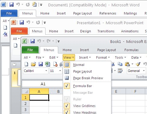 Classic Menu for Office Enterprise 2010 and 2013 Screenshot 1