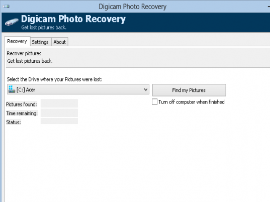 Digicam Photo Recovery Screenshot 1