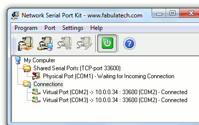 Network Serial Port Kit Screenshot 1