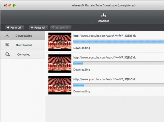 Aiseesoft Free YouTube Downloader Screenshot 1