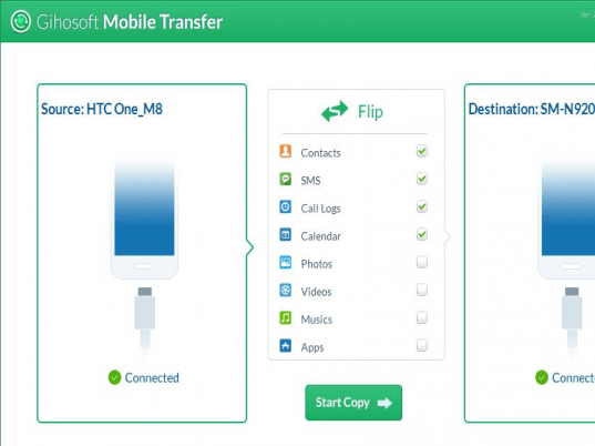 Gihosoft Mobile Transfer Screenshot 1