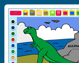 Coloring Book II: Dinosaurs Screenshot 1