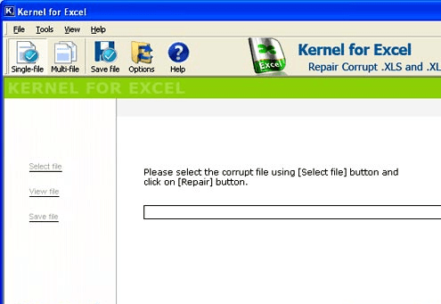 Kernel Excel - Repair Corrupted Excel Documents Screenshot 1