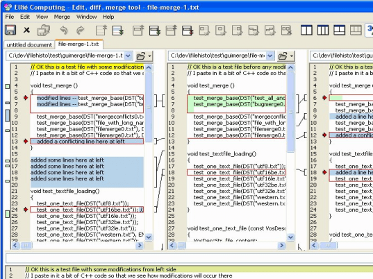 ECMerge Standard (Linux) Screenshot 1