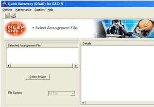 Quick Recovery for RAID 5 Screenshot 1