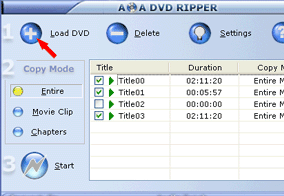 AoA DVD to iPod Converter Screenshot 1