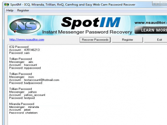 SpotIM Password Recover Screenshot 1