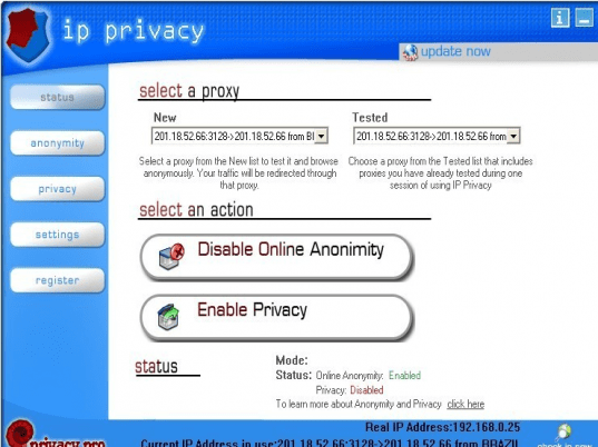 IP Anonymizer Screenshot 1