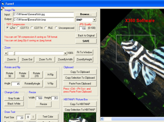 x360soft - Image Viewer ActiveX SDK Screenshot 1