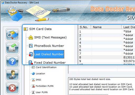 Recover SIM Card Screenshot 1