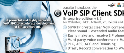 VoIP SIP Client SDK Screenshot 1
