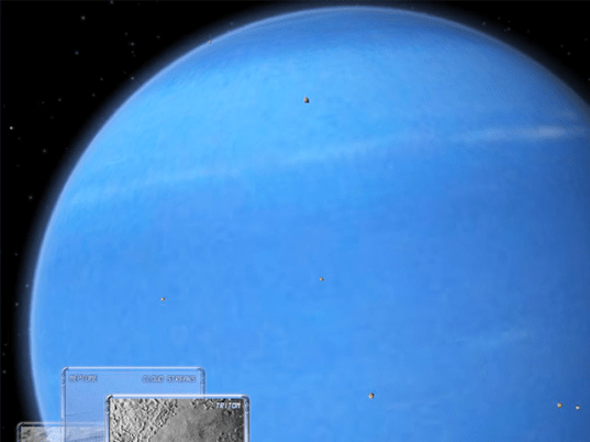 Neptune 3D Space Survey Screensaver Screenshot 1