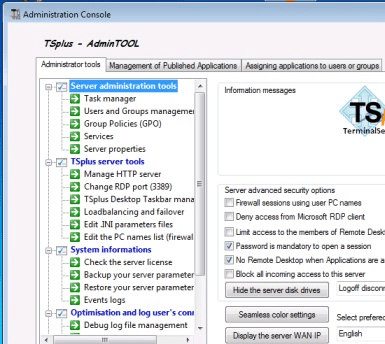 TSplus 2010 Screenshot 1