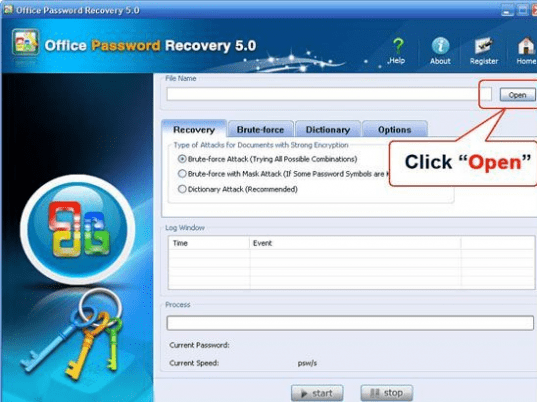 Office Password Recovery Screenshot 1