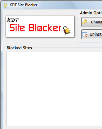 KDT Site Blocker Screenshot 1
