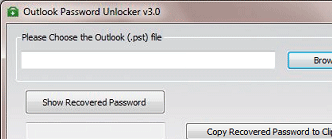 Password Recovery for Outlook Screenshot 1