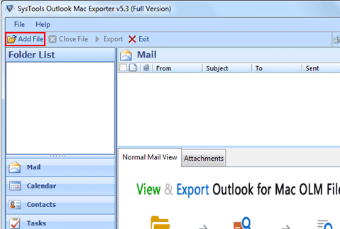 Import OLM to Windows Outlook Screenshot 1