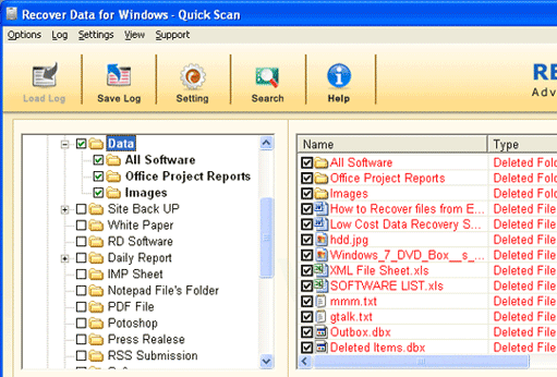 Get Back Deleted Folders Screenshot 1