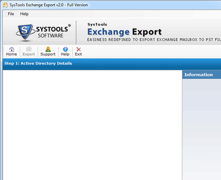 Exchange EDB Mailbox Export to PST Screenshot 1
