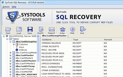 Toolbox For SQL Recovery Screenshot 1