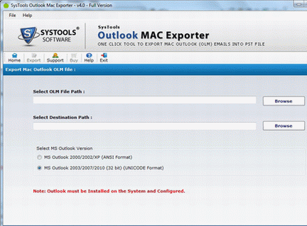 Export Mac Outlook to Windows Outlook Screenshot 1