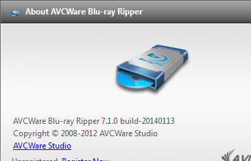AVCWare Blu Ray Ripper Screenshot 1