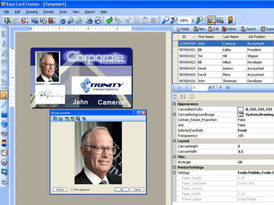Easy Card Creator Enterprise Screenshot 1