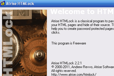 Atrise HTMLock Screenshot 1