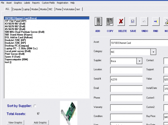 Hardware Asset Tracker Screenshot 1