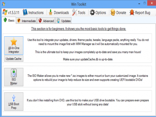 Windows 7 Toolkit Screenshot 1