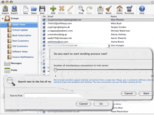 Advanced Mac Mailer for Tiger Screenshot 1
