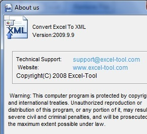 Convert Excel To XML Screenshot 1