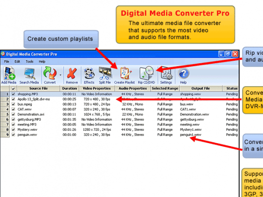 Digital Media Converter Pro Screenshot 1