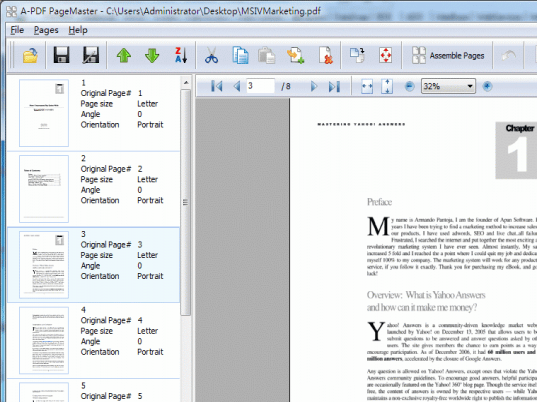 A-PDF Page Master Screenshot 1