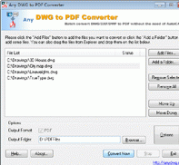 DWG to PDF Converter - 2008 Screenshot 1