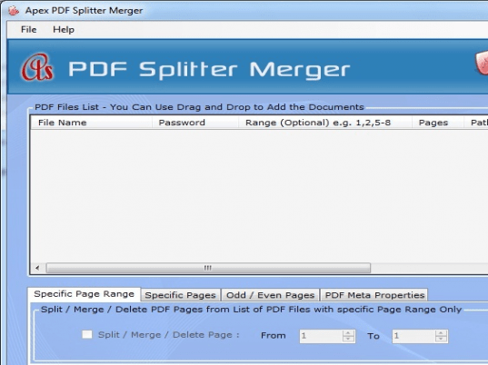 Pdf Merger Software Screenshot 1