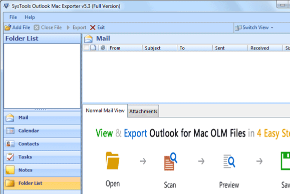 Export Mac Outlook to Outlook 2003 Screenshot 1